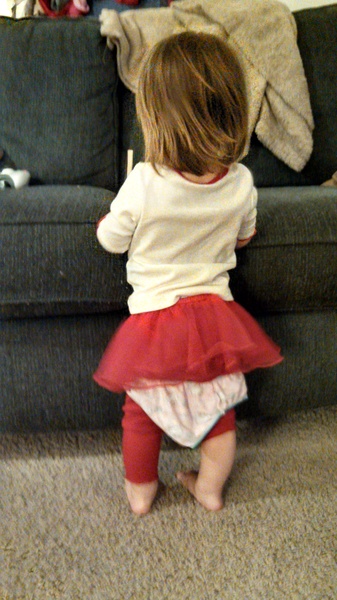 Wearing Rachel's Panties