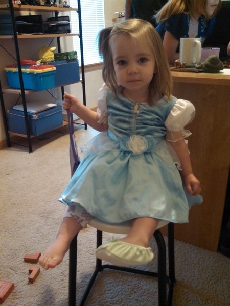 Cinderella with her Slipper