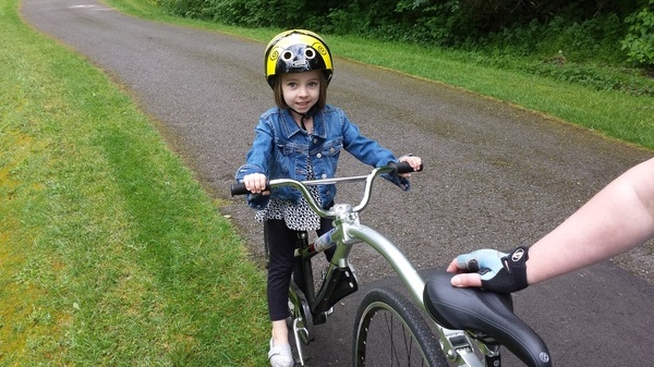 First Time on Trail-a-bike