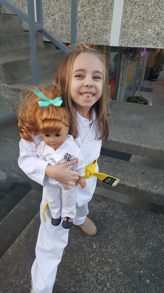 American Karate Girl