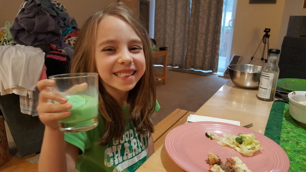 St. Patrick's Day Milk