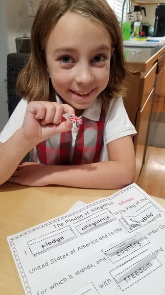 Odd reward for learning the Pledge of Allegiance