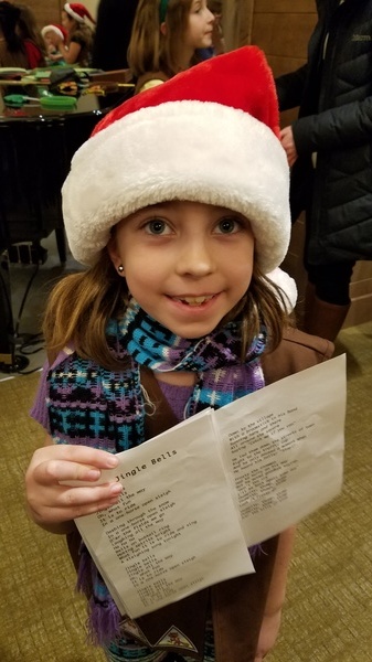 Girl Scout Caroling