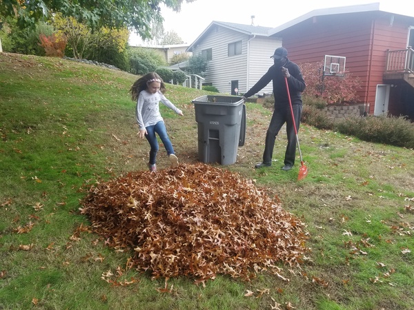 Leaf Pile Jump