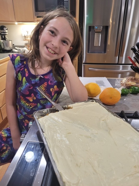 Making Grandma's Pumpkin Bars